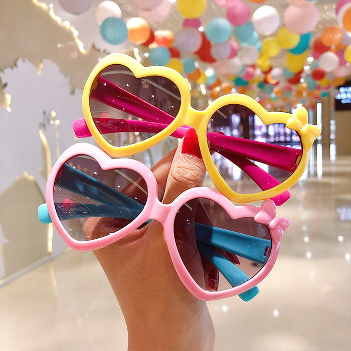 Wholesale boys and girls cartoon round frame sunglasses polarized glasses JDC-SG-I005