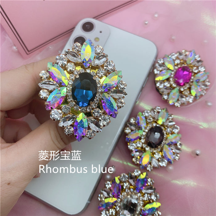 Wholesale Diamond Crystal Sapphire Phone Holder MOQ≥2 JDC-PS-WeiJiu038