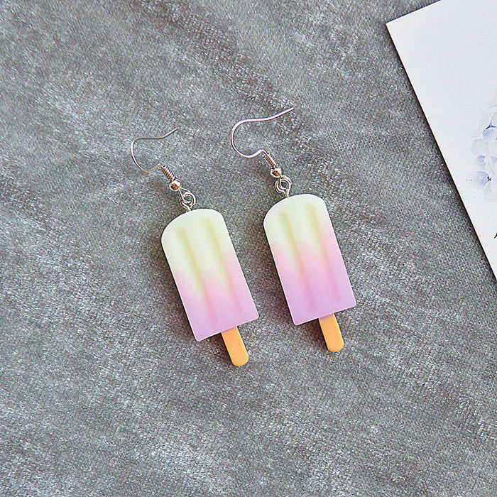 Jewelry WholesaleWholesale Resin Metal Ice Cream Earring JDC-ES-XNuo003 Earrings 协诺 %variant_option1% %variant_option2% %variant_option3%  Factory Price JoyasDeChina Joyas De China