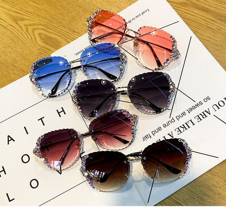 Wholesale Sunglasses Glass Lens Metal Frame MOQ≥2 JDC-SG-QingT010