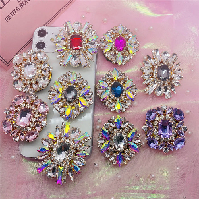 Wholesale Diamond Crystal Sapphire Phone Holder MOQ≥2 JDC-PS-WeiJiu038