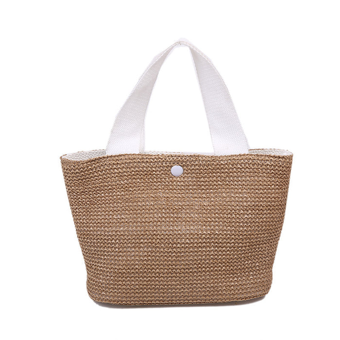 Wholesale handbag women seaside beach holiday woven straw bag JDC-HB-Shens002