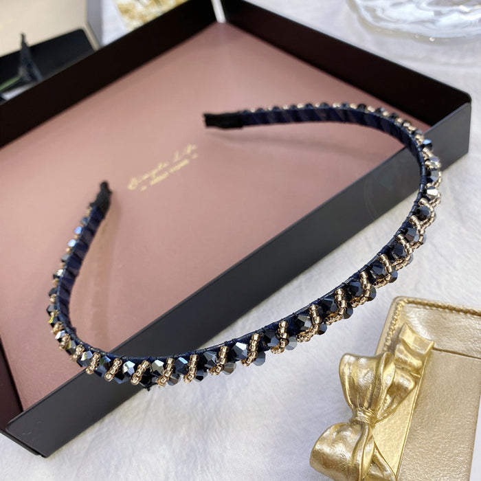 Jewelry WholesaleWholesale crystal full drill hole steel rim fine edge hair band JDC-HD-Suim002 Headband 随敏 %variant_option1% %variant_option2% %variant_option3%  Factory Price JoyasDeChina Joyas De China