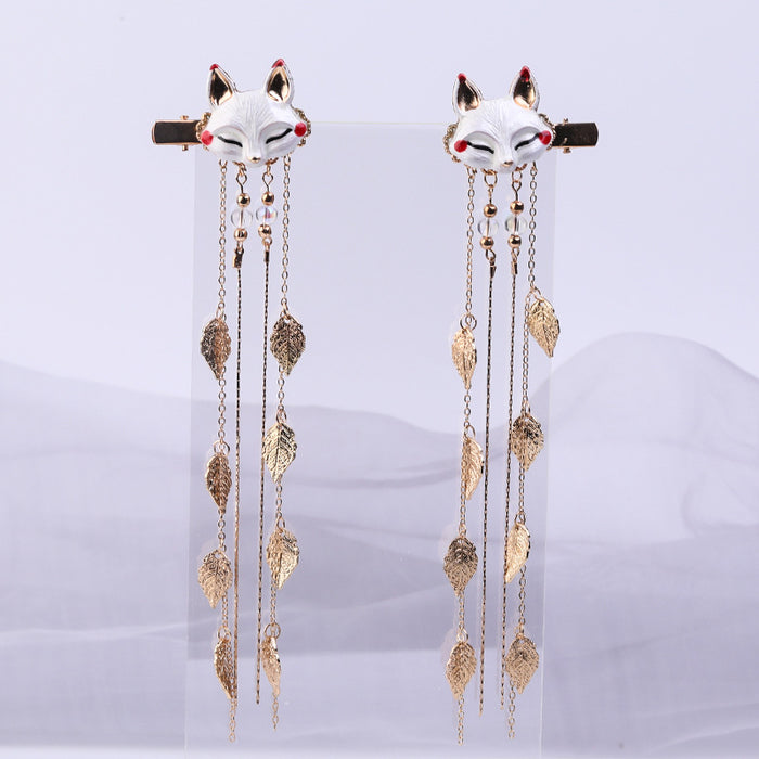 Wholesale metal fox hairpin girl hair JDC-HC-ZanNiang003