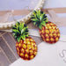 Jewelry WholesaleWholesale Hawaiian Fruit Pineapple Watermelon Lemon Cherry PU Leather Earrings MOQ≥2 JDC-ES-Chengy015 Earrings Chengy %variant_option1% %variant_option2% %variant_option3%  Factory Price JoyasDeChina Joyas De China