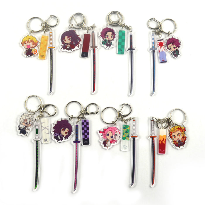 Jewelry WholesaleWholesale Cartoon Acrylic Anime Keychain JDC-KC-KXin003 Keychains 可心 %variant_option1% %variant_option2% %variant_option3%  Factory Price JoyasDeChina Joyas De China