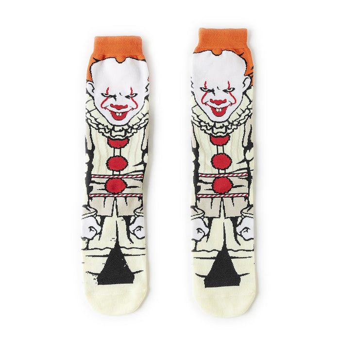 Wholesale socks cartoon medium and long tube skateboard personality socks (M) JDC-SK-HuiHe008