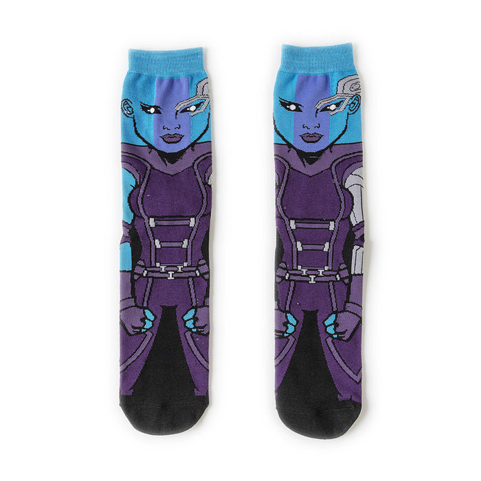 Wholesale socks cartoon medium and long tube skateboard personality socks (M) JDC-SK-HuiHe008