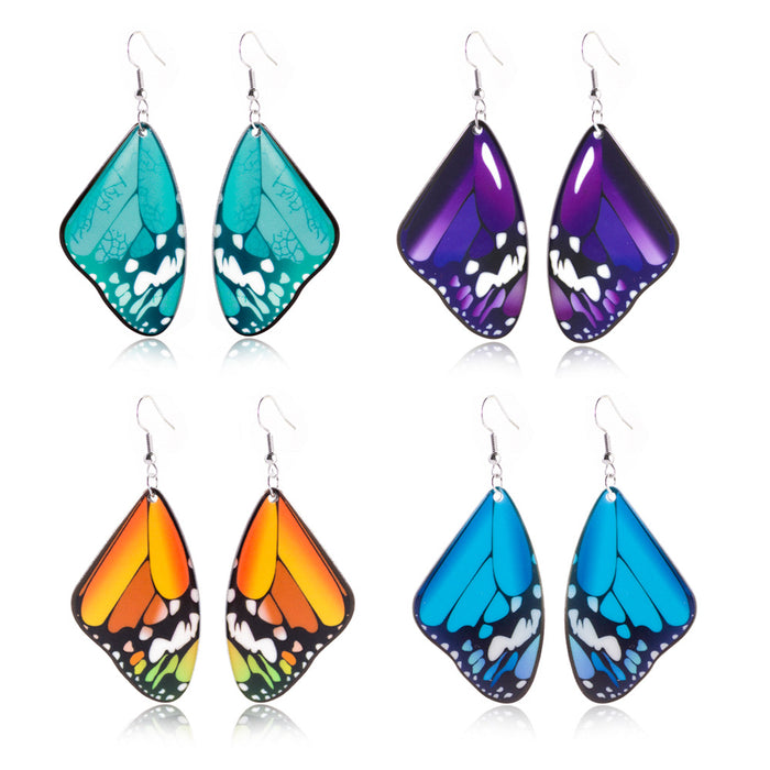 Wholesale Earrings Stainless Steel Acrylic Butterfly Earrings MOQ≥2 JDC-ES-Yida020