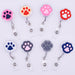 Jewelry WholesaleWholesale cute cat paw chest badge retractable buckle cartoon certificate buckle MOQ≥2 JDC-KC-FuR001 Keychains 富润 %variant_option1% %variant_option2% %variant_option3%  Factory Price JoyasDeChina Joyas De China