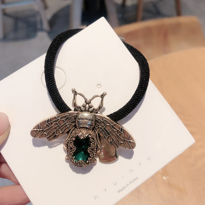 Jewelry WholesaleWholesale Bee Alloy Rubber Band Hair Rope JDC-HS-GSXP004 Hair Scrunchies 宏鑫 %variant_option1% %variant_option2% %variant_option3%  Factory Price JoyasDeChina Joyas De China