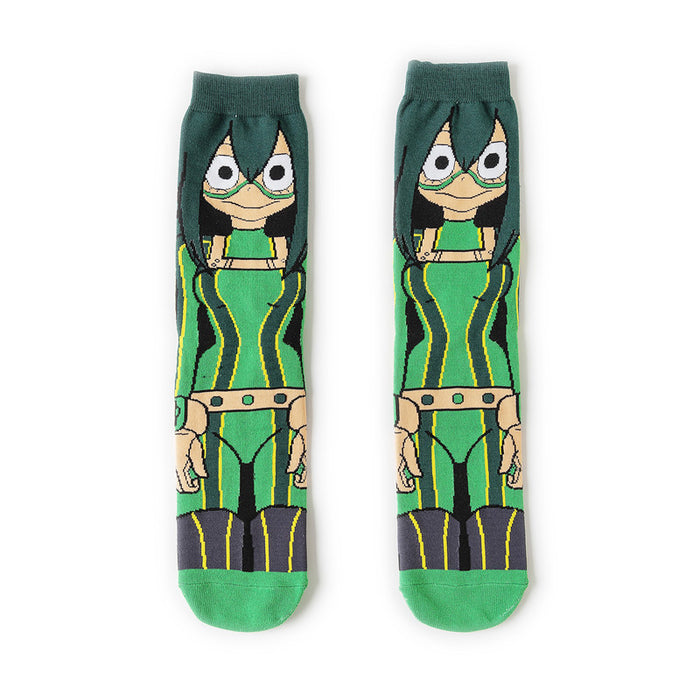 Wholesale socks cartoon medium and long tube skateboard personality socks (M) JDC-SK-HuiHe008