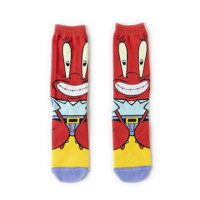 Wholesale socks cartoon medium and long tube skateboard personality socks (M) JDC-SK-HuiHe008