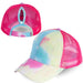 Jewelry WholesaleWholesale Summer Tie Dye Ponytail Baseball Hat Cotton Mesh Cap JDC-FH-RSheng001 Fashionhat 瑞升 %variant_option1% %variant_option2% %variant_option3%  Factory Price JoyasDeChina Joyas De China