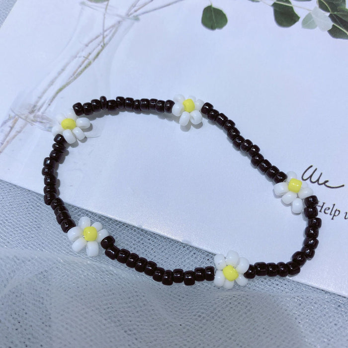 Jewelry WholesaleWholesale daisy rice beads small flower bracelet JDC-BT-LiX002 Bracelet 利兴 %variant_option1% %variant_option2% %variant_option3%  Factory Price JoyasDeChina Joyas De China