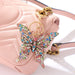 Jewelry WholesaleWholesale Color Rhinestone Hollow Butterfly Alloy Keychain MOQ≥2 JDC-KC-ChaoK001 Keychains 超凯 %variant_option1% %variant_option2% %variant_option3%  Factory Price JoyasDeChina Joyas De China