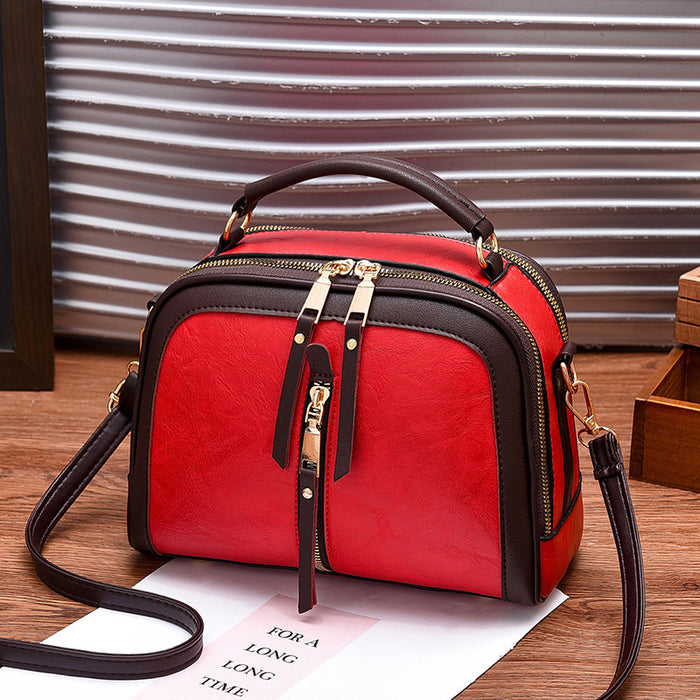 Wholesale Shoulder Bag PVC Splicing Contrast Color Handbag Diagonal Cross JDC-SD-Yiou001