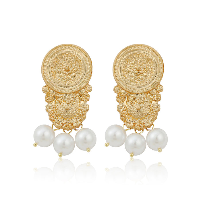 Jewelry WholesaleWholesale ethnic style vintage pearl earrings JDC-ES-ManY013 Earrings 满溢 %variant_option1% %variant_option2% %variant_option3%  Factory Price JoyasDeChina Joyas De China