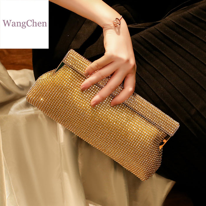 Wholesale diamond encrusted women's bag evening bag evening dress handbag JDC-HB-WangC005