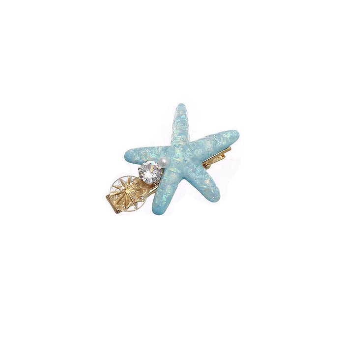 Jewelry WholesaleWholesale Shell Starfish Hairpin JDC-HC-ZhuoM003 Hair Clips 卓美 %variant_option1% %variant_option2% %variant_option3%  Factory Price JoyasDeChina Joyas De China