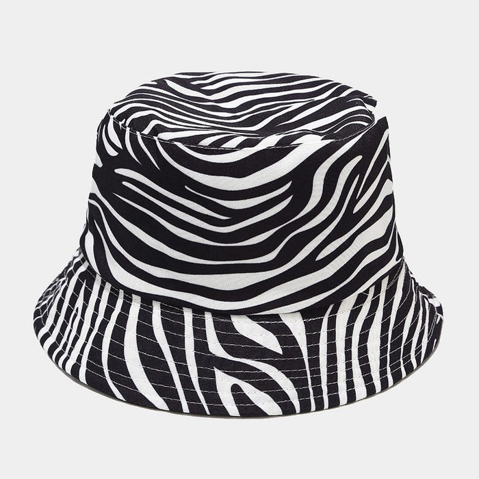 Wholesale cow pattern print bucket hat JDC-FH-LvYi015