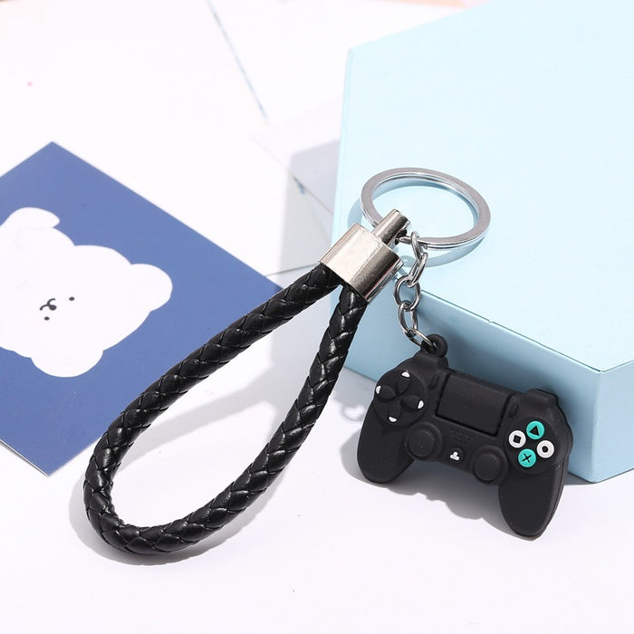 Wholesale Cartoon Little Monster Rubber Leather Keychain MOQ≥2 JDC-KC-YFei001