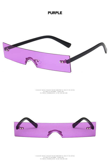 Jewelry WholesaleWholesale small frame square frameless retro sunglasses JDC-SG-PLS65 Sunglasses 普琳丝 %variant_option1% %variant_option2% %variant_option3%  Factory Price JoyasDeChina Joyas De China