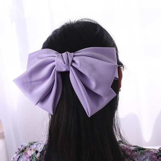 Jewelry WholesaleWholesale temperament satin bow hair clip JDC-HC-MIshe001 Hair Clips 蜜舍 %variant_option1% %variant_option2% %variant_option3%  Factory Price JoyasDeChina Joyas De China