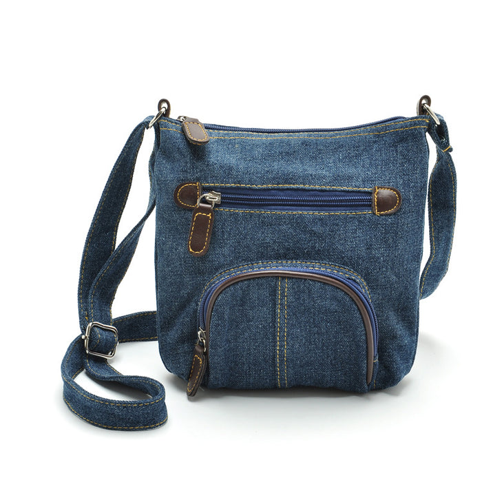 Wholesale Shoulder Bag Denim Front Pocket Diagonal JDC-SD-Shunl003