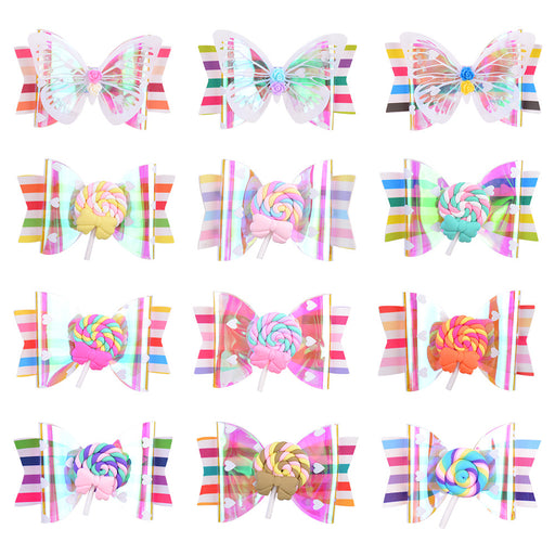 Jewelry WholesaleWholesale Rainbow Lollipop Gradient Sequin Children Hairpin Hairpin Hairpin Hairpin JDC-HC-Xiane006 Hair Clips 仙儿 %variant_option1% %variant_option2% %variant_option3%  Factory Price JoyasDeChina Joyas De China