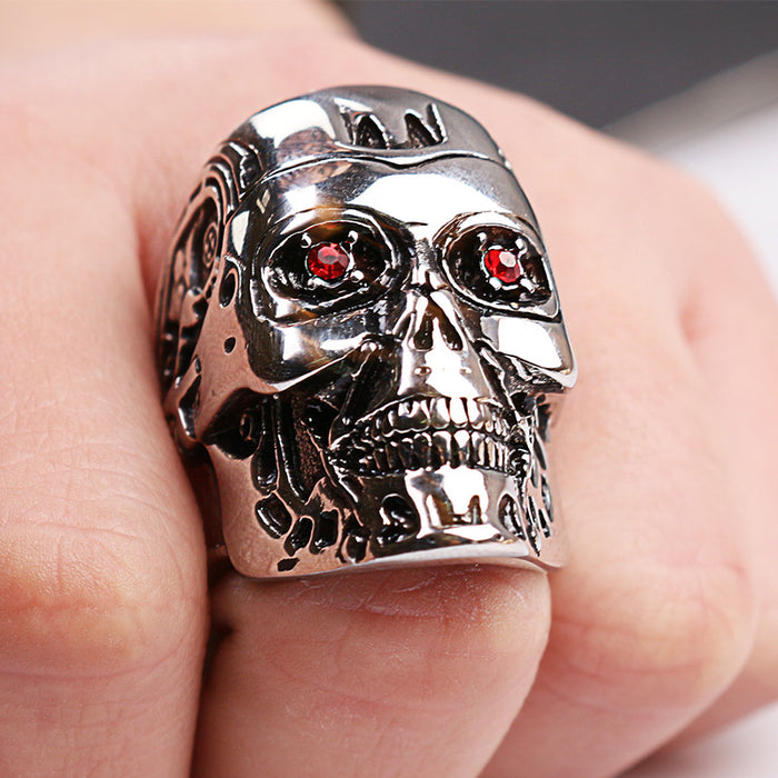 Jewelry WholesaleWholesale Alloy Skull Ring JDC-RS-MM002 Rings 慕名 %variant_option1% %variant_option2% %variant_option3%  Factory Price JoyasDeChina Joyas De China