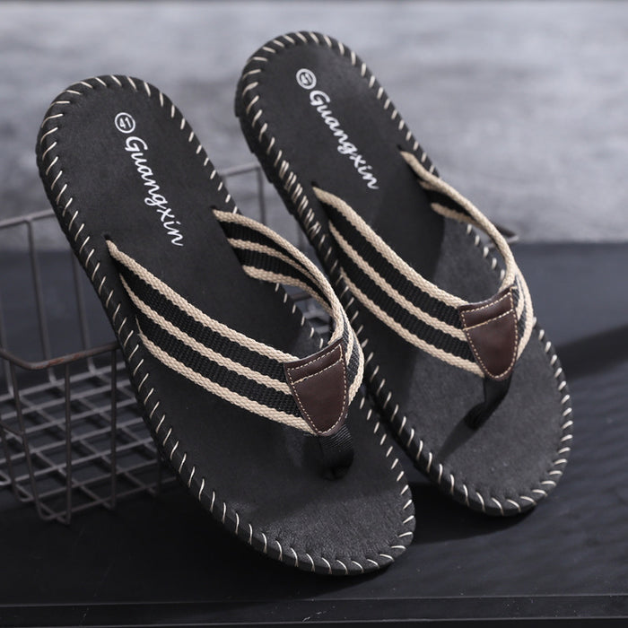 Jewelry WholesaleWholesale summer new outerwear men's beach shoes JDC-SD-MingP001 Sandal 铭配 %variant_option1% %variant_option2% %variant_option3%  Factory Price JoyasDeChina Joyas De China