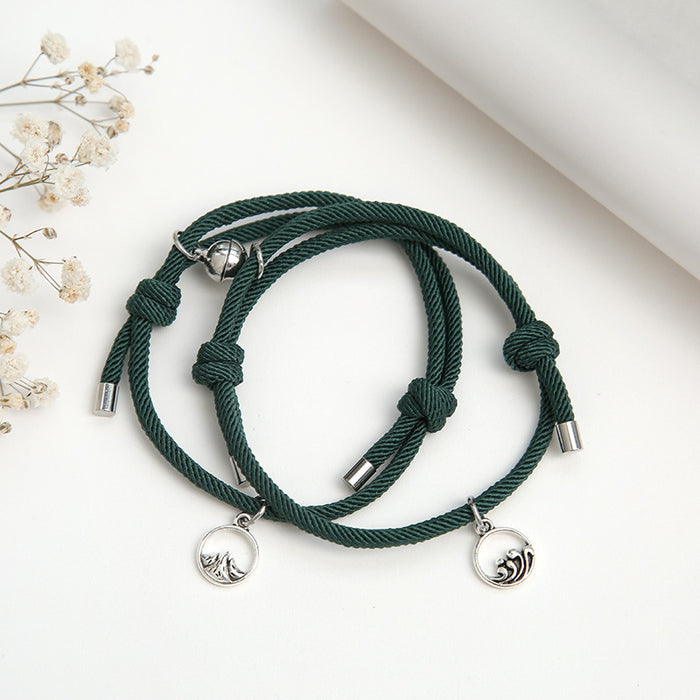 Wholesale Alloy Eachother Couple Bracelet Pair JDC-BT-ZiR017