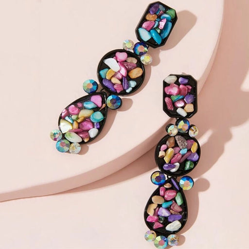 Jewelry WholesaleWholesale color stone bohemian vintage irregular earrings JDC-ES-GSYN001 Earrings 亿鸟 %variant_option1% %variant_option2% %variant_option3%  Factory Price JoyasDeChina Joyas De China