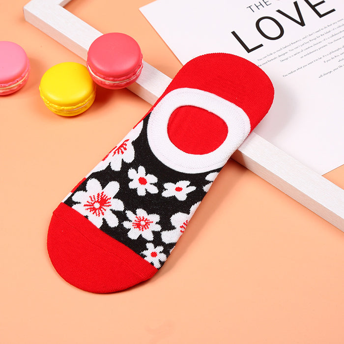 Jewelry WholesaleWholesale invisible thin silicone non-slip cotton socks JDC-SK-XinH006 Sock 芯蕙 %variant_option1% %variant_option2% %variant_option3%  Factory Price JoyasDeChina Joyas De China