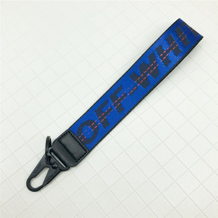 Wholesale Keychains Alloy Canvas Embroidery English Letters Lanyard (F) MOQ≥2 JDC-KC-HQiu002