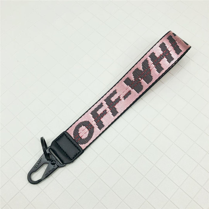 Wholesale Keychains Alloy Canvas Embroidery English Letters Lanyard (F) MOQ≥2 JDC-KC-HQiu002