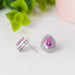 Jewelry WholesaleWholesale pink full diamond zircon water drop stud earrings JDC-ES-Mimeng042 Earrings 米萌 %variant_option1% %variant_option2% %variant_option3%  Factory Price JoyasDeChina Joyas De China