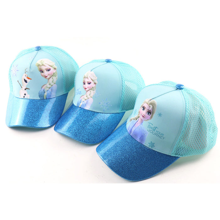 Wholesale children summer sunscreen mesh cap cartoon outdoor cap JDC-FH-WuF003