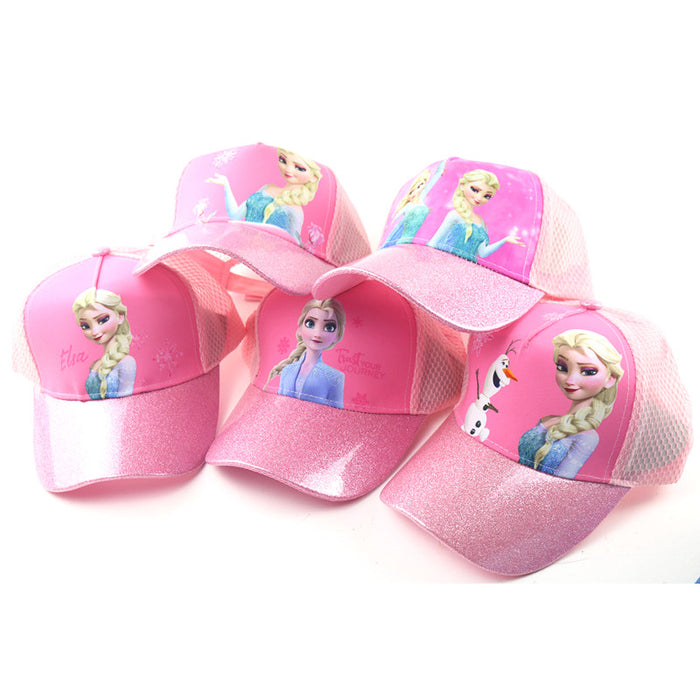 Wholesale children summer sunscreen mesh cap cartoon outdoor cap JDC-FH-WuF003