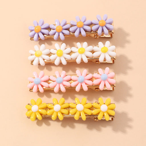 Jewelry WholesaleWholesale Daisy Alloy Flower Hair Clip JDC-HC-Moduo002 Hair Clips 摩多 %variant_option1% %variant_option2% %variant_option3%  Factory Price JoyasDeChina Joyas De China