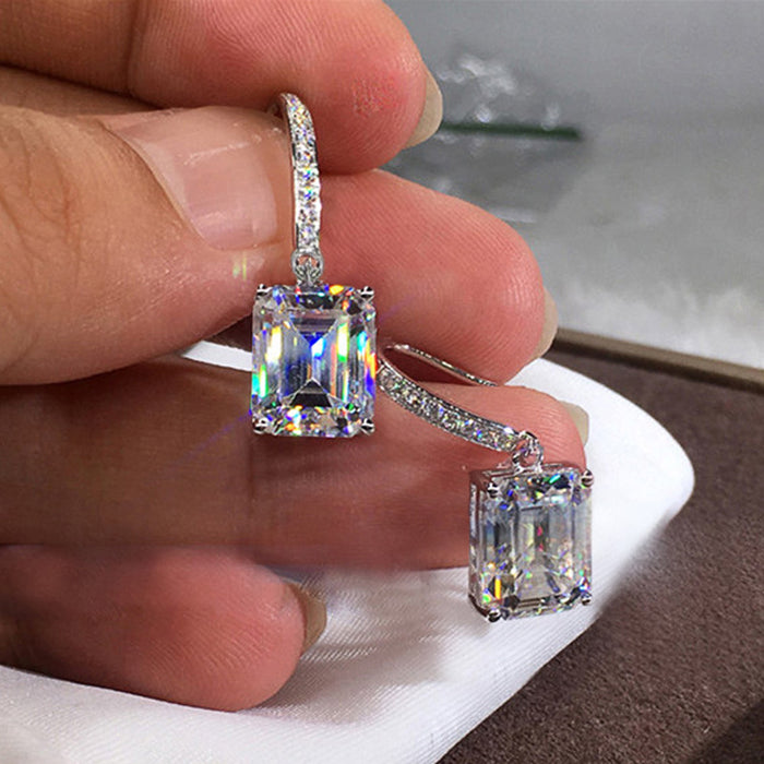 Jewelry WholesaleWholesale Zircon Copper Earrings MOQ≥2 JDC-ES-CaoS029 Earrings 曹适 %variant_option1% %variant_option2% %variant_option3%  Factory Price JoyasDeChina Joyas De China