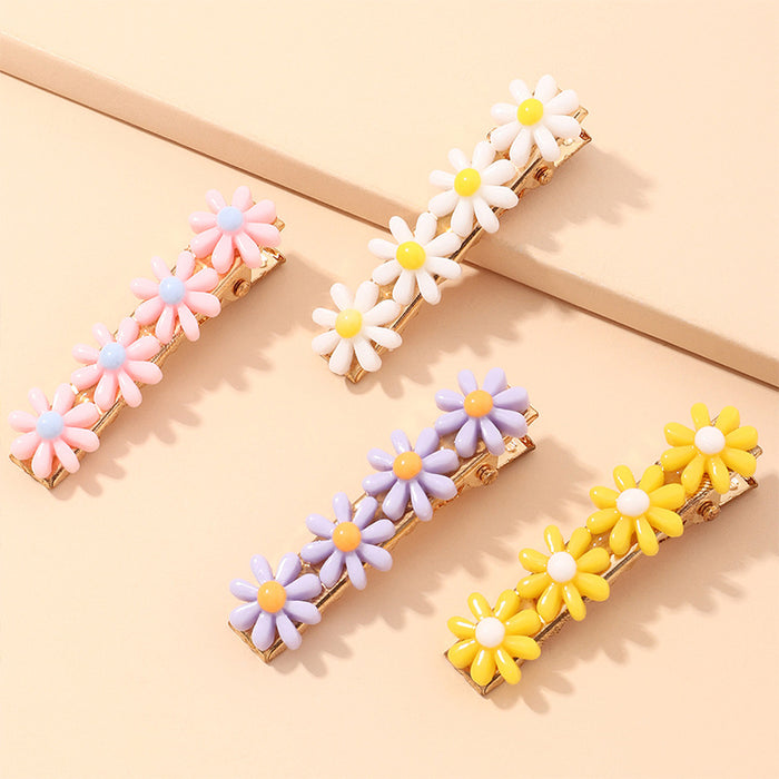 Jewelry WholesaleWholesale Daisy Alloy Flower Hair Clip JDC-HC-Moduo002 Hair Clips 摩多 %variant_option1% %variant_option2% %variant_option3%  Factory Price JoyasDeChina Joyas De China