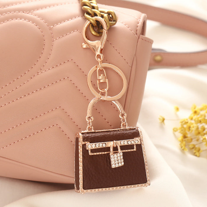 Wholesale Leather Bag Shape Keychain MOQ≥2 JDC-KC-ChaoK021