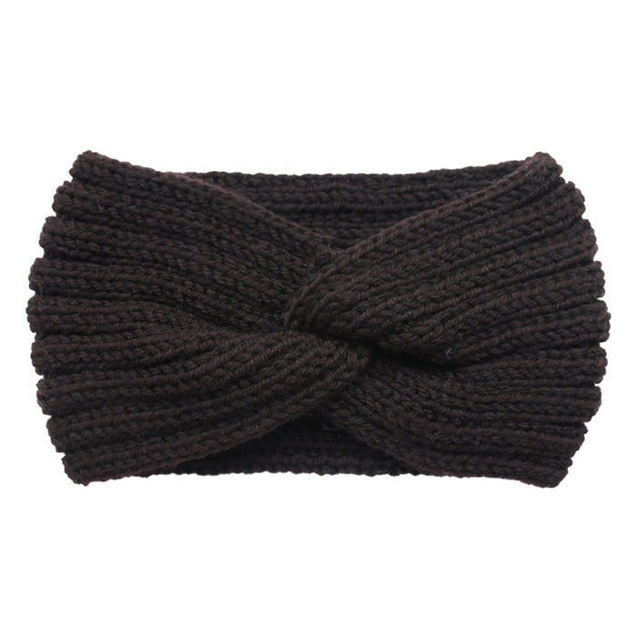 Wholesale Headband Acrylic Wool Thickening Winter Warm Knitting JDC-HD-XMi006