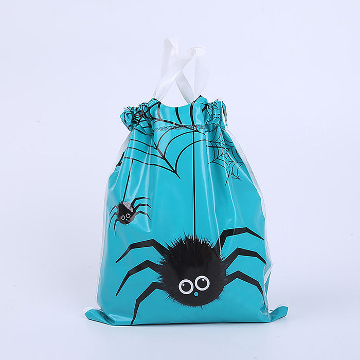 Wholesale Gift Bag Plastic Halloween Printed Drawstring Drawstring Mouth Candy Bag MOQ≥2 JDC-GB-Shenao004