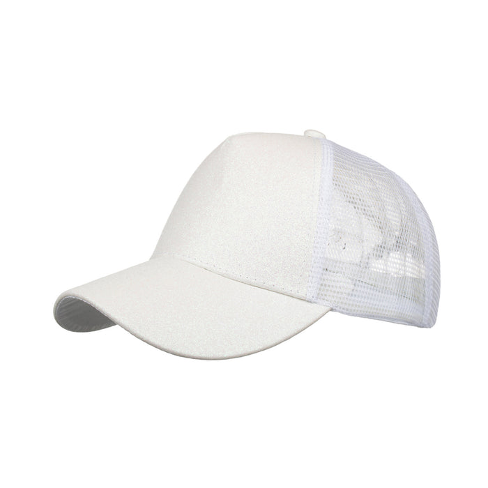 Jewelry WholesaleWholesale Multicolor Glitter Ponytail Baseball Cap JDC-FH-ZMei006 Fashionhat 众美 %variant_option1% %variant_option2% %variant_option3%  Factory Price JoyasDeChina Joyas De China