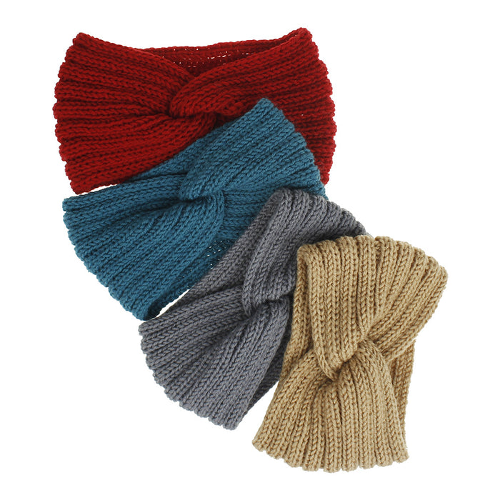 Wholesale Headband Acrylic Wool Thickening Winter Warm Knitting JDC-HD-XMi006