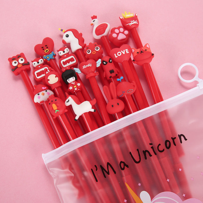 Jewelry WholesaleWholesale Daimeng cartoon pen 30 neutral pen set JDC-BP-HWJ004 Ballpoint pen 好文聚 %variant_option1% %variant_option2% %variant_option3%  Factory Price JoyasDeChina Joyas De China