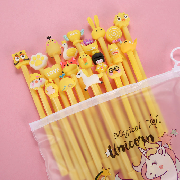 Jewelry WholesaleWholesale Daimeng cartoon pen 30 neutral pen set JDC-BP-HWJ004 Ballpoint pen 好文聚 %variant_option1% %variant_option2% %variant_option3%  Factory Price JoyasDeChina Joyas De China